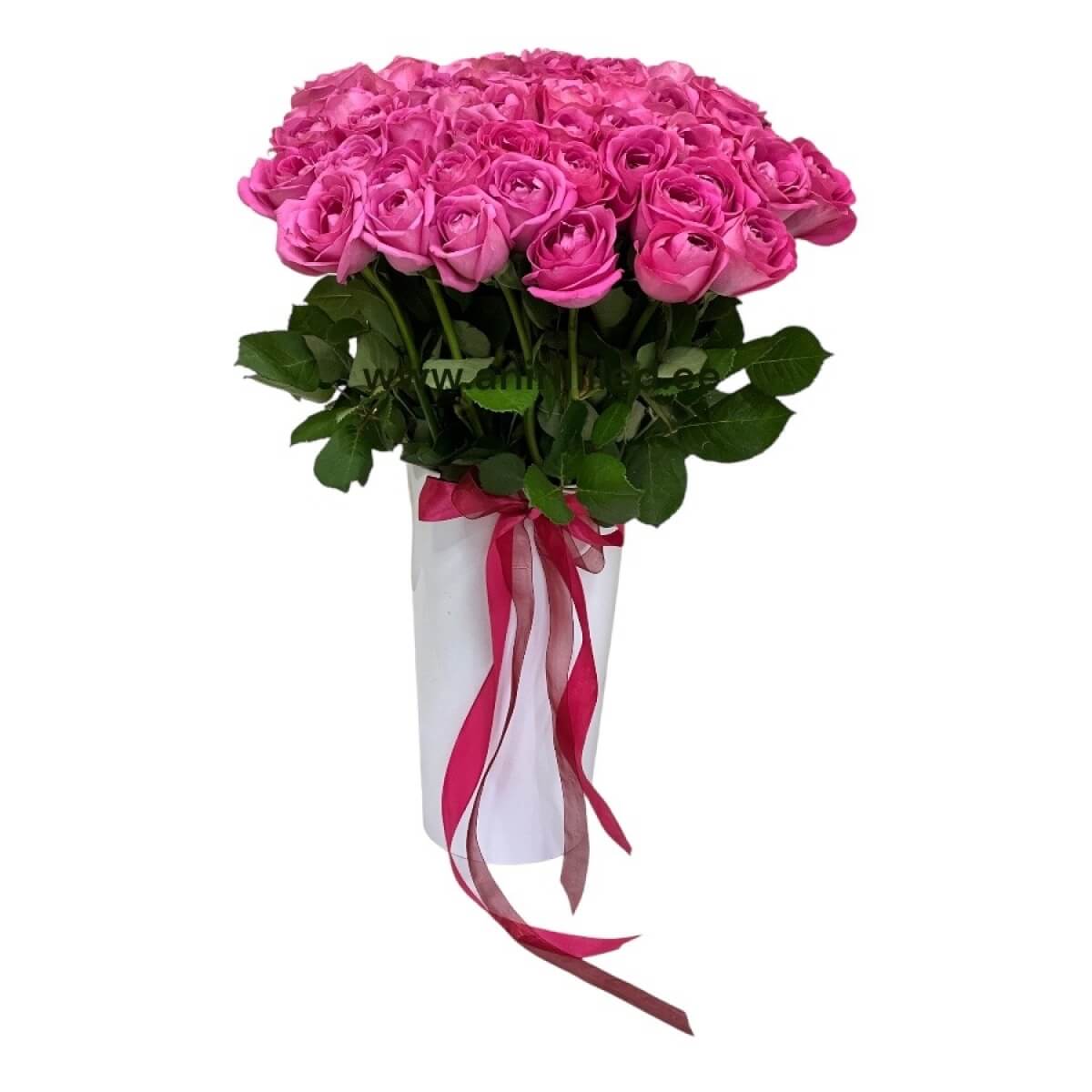 Bouquet of pink roses 51=30.-€