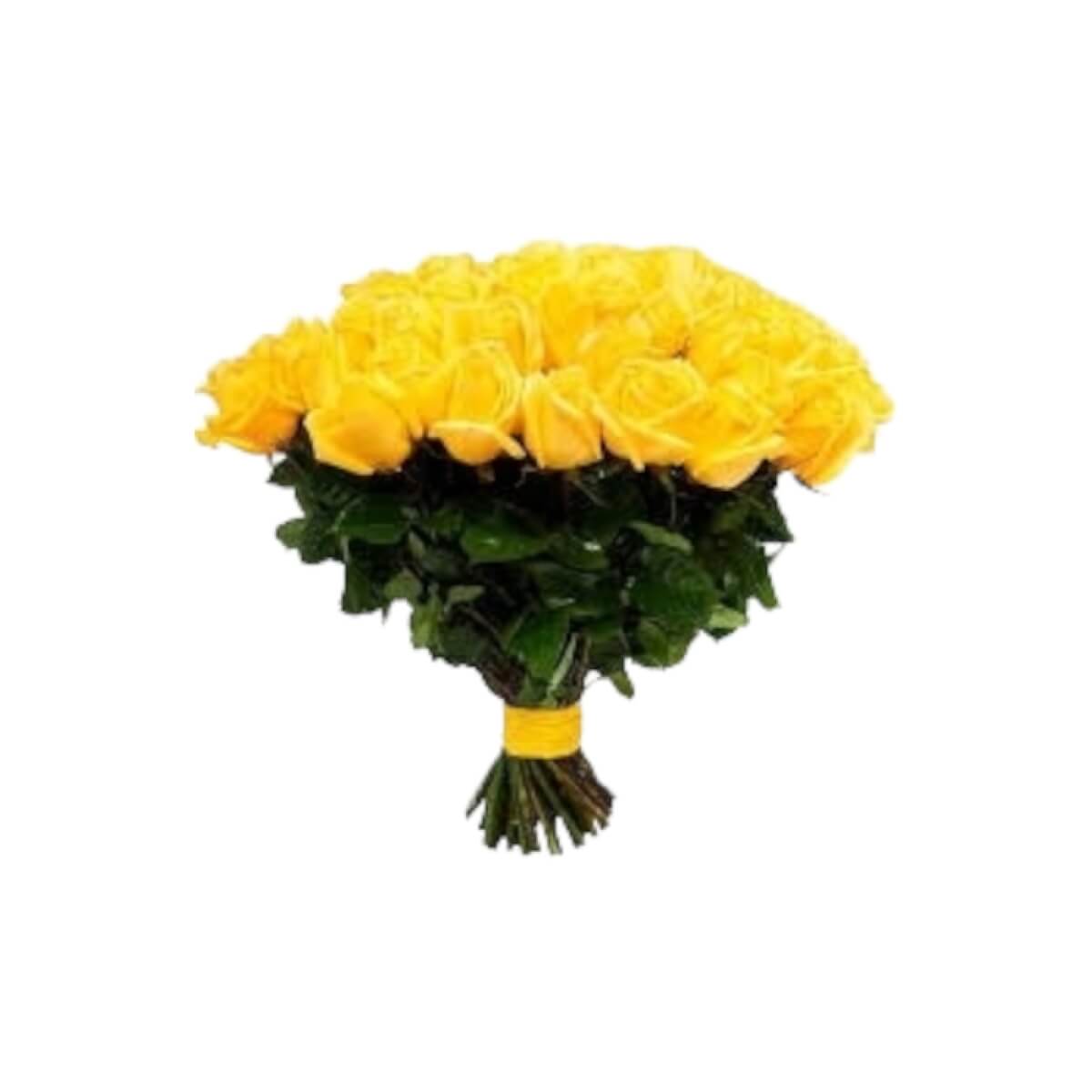 Bouquet of 101 yellow roses