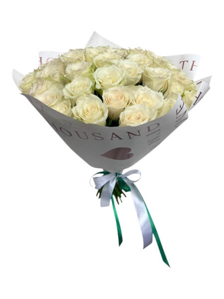 Roosikimp valge kinkepakendis