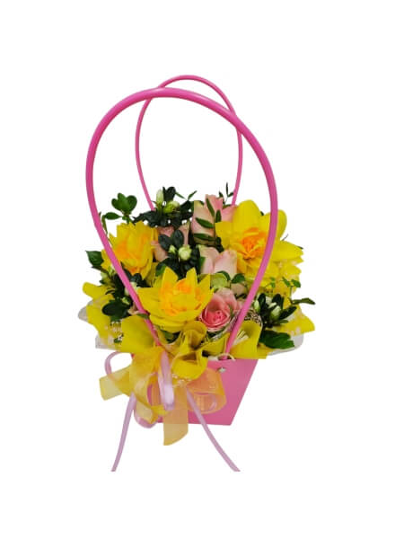 Bag with flowers